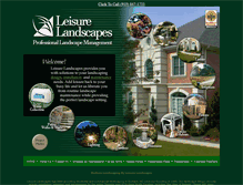 Tablet Screenshot of leisurelandscapes.com